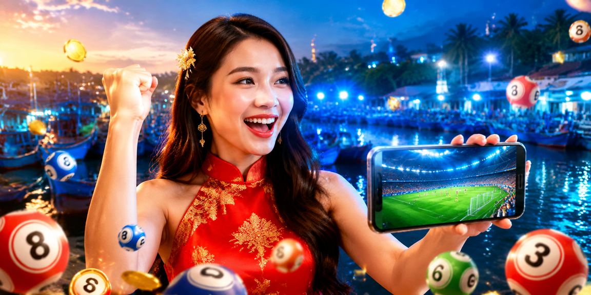 Khung cảnh bãi biển và xổ số tại Mũi Né